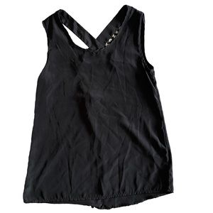 Rumors CrissCross Back Detail Tank Blouse